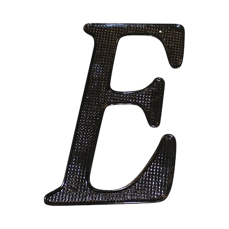 Pamex 4in Zinc Nail On House Letter E Matte Black Finish DD0740EBL